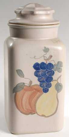 Country Harvest Large Canister & Lid
