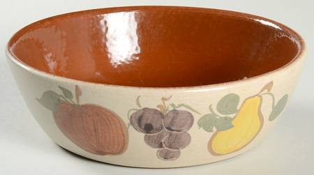 Country Harvest 8" Round Vegetable Bowl
