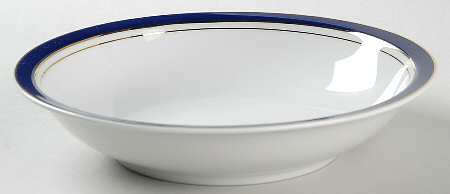 Prestige Blue Rim Soup Bowl
