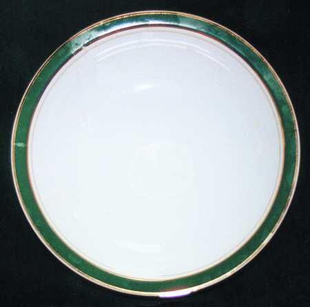 Prestige Green Rim Soup Bowl