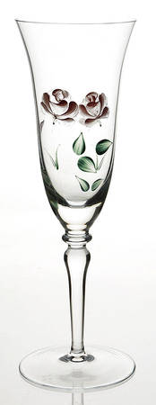 Rose Glassware Champagne Flute