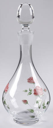 Rose Glassware Decanter