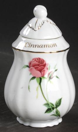 Rose Cinnamon Spice Jar & Lid
