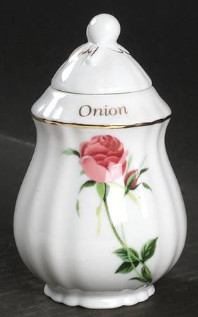 Rose Onion Spice Jar & Lid