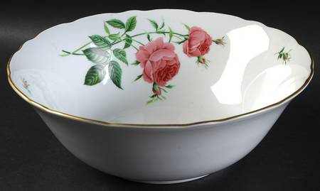 Rose 9" Round Vegetable Bowl