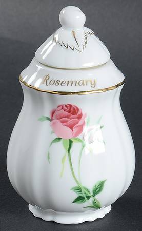 Rose Rosemary Spice Jar & Lid