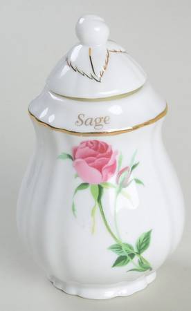 Rose Sage Spice Jar & Lid