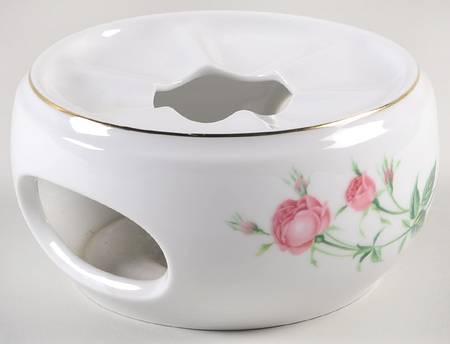 Rose China Warmer Stand