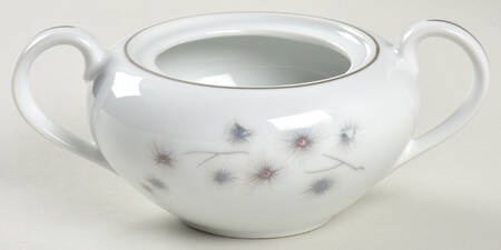 Platinum Star Burst Sugar Bowl No Lid