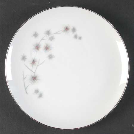 Platinum Star Burst Salad Plate
