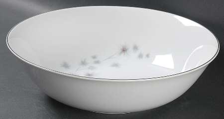 Platinum Star Burst 10" Round Vegetable Bowl