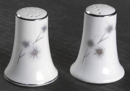 Platinum Star Burst Salt & Pepper Set
