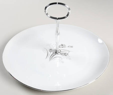 Royal Elegance Round Serving Plate with Center Handle (Dp) Hc