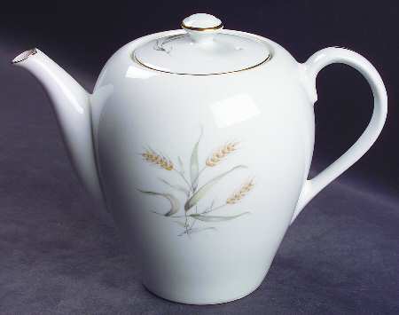 Spring Wheat Coffee Pot & Lid