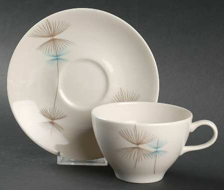 Calinda Flat Cup & Saucer Set