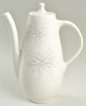 Pink Fancy Coffee Pot & Lid