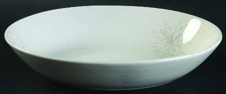 Pink Fancy 9" Oval Vegetable Bowl
