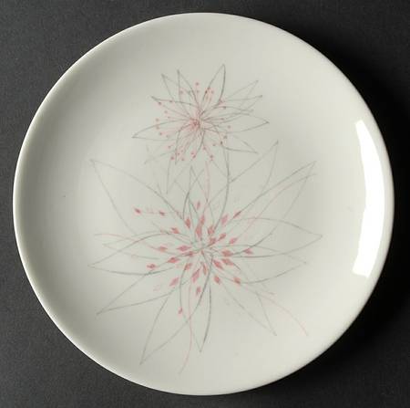 Pink Fancy Salad Plate