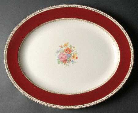 4745 16" Oval Serving Platter