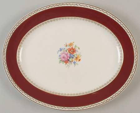 4745 12" Oval Serving Platter