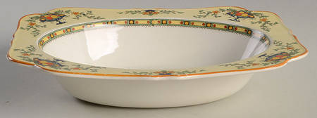 A1476 (Round, Scalloped) 8" Oval Vegetable Bowl