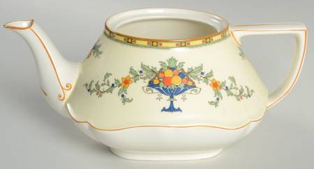 A1476 (Round, Scalloped) Teapot No Lid