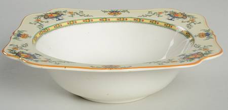 A1476 (Round, Scalloped) 8" Square Vegetable Bowl