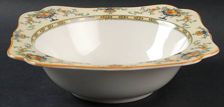 A1476 (Round, Scalloped) 8" Square Vegetable Bowl