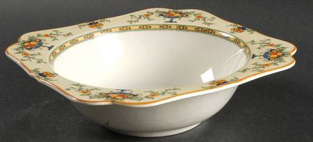 A1476 (Round, Scalloped) 9" Square Vegetable Bowl
