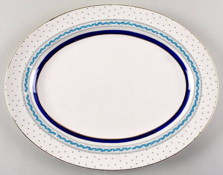Andover 14" Oval Serving Platter by Crown Ducal
