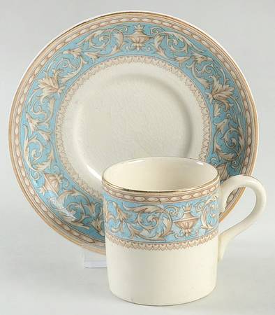 Atlanta Flat Demitasse Cup & Saucer Set