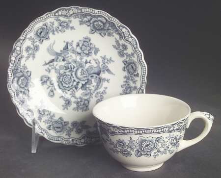 Bristol Dove Grey Footed Cup & Saucer Set