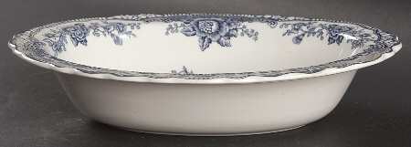 Bristol Dove Grey 9" Oval Vegetable Bowl