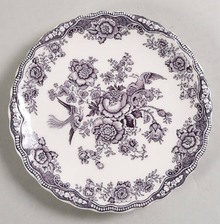 Bristol Mulberry Coupe Dessert Plate