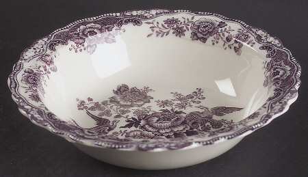 Bristol Mulberry Rim Cereal Bowl