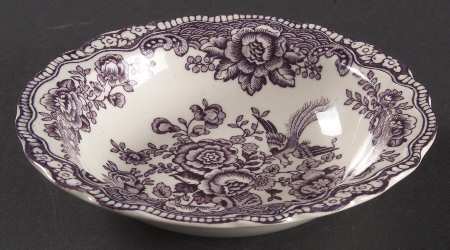 Bristol Mulberry Rim Fruit/Dessert (Sauce) Bowl