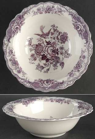 Bristol Mulberry 9" Round Vegetable Bowl