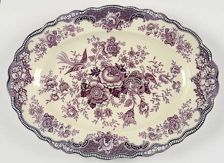 Bristol Mulberry 13" Oval Serving Platter