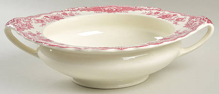 Bristol Pink (Cream) Round Vegetable No Lid