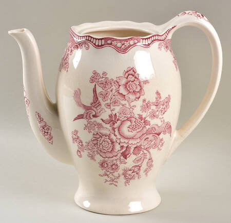 Bristol Pink (Cream) Coffee Pot No Lid