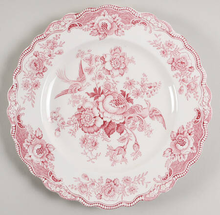 Bristol Pink (Cream) Large Dinner Plate