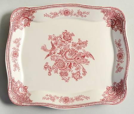 Bristol Pink (Cream) Rectangular Tray