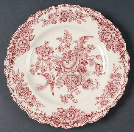 Bristol Pink (Cream) Luncheon Plate