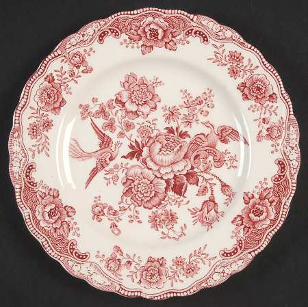 Bristol Pink (Cream) Dessert/Pie Plate