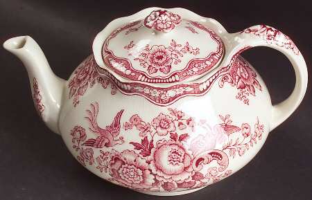 Bristol Pink (Cream) Small Teapot & Lid