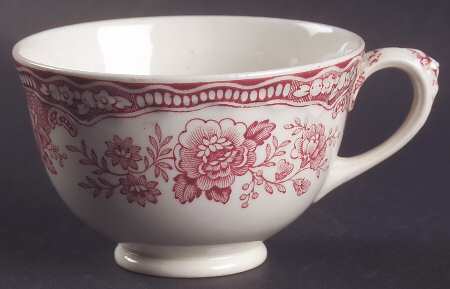 Bristol Pink (Cream) Footed Cup