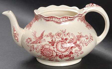 Bristol Pink (Cream) Teapot No Lid
