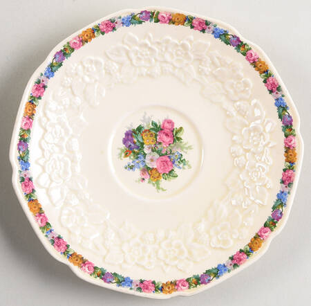 Charm Saucer by Crown Ducal