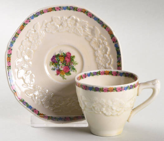 Charm Flat Demitasse Cup & Saucer Set