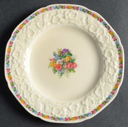 Charm Bread & Butter Plate by Crown Ducal